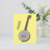 Carte Postale Illustration de Banjo (Debout devant)