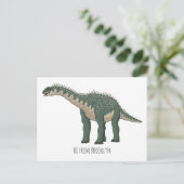 Carte Postale Illustration de Barapasaurus (Debout devant)