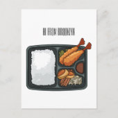 Carte Postale Illustration de Bento (Devant)