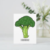 Carte Postale Illustration de Broccoli (Debout devant)