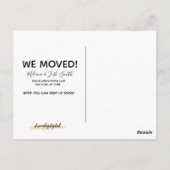 Carte Postale Illustration de Cactus avec coucher de soleil (Dos)