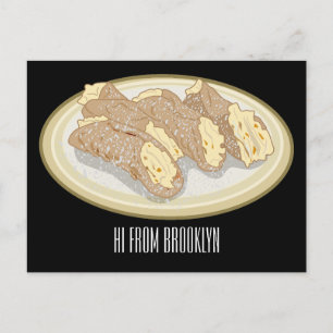 Carte Postale Illustration de Cannoli