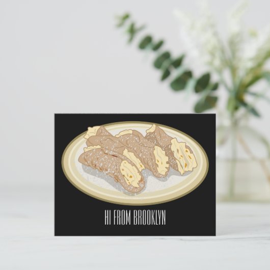 Carte Postale Illustration de Cannoli (Debout devant)