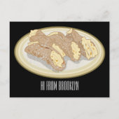 Carte Postale Illustration de Cannoli (Devant)