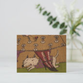 Carte postale Illustration de chien (Debout devant)