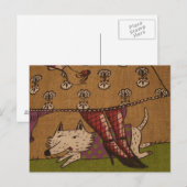 Carte postale Illustration de chien (Devant / Derrière)