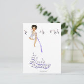 Carte Postale Illustration de Coles Phillips "Fadeaway Girl" But (Debout devant)