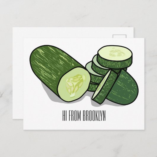 Carte Postale Illustration de combre (Devant / Derrière)