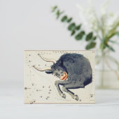Carte Postale Illustration de constellation vintage (Debout devant)