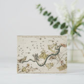 Carte Postale Illustration de constellation vintage (Debout devant)