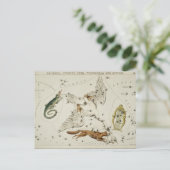 Carte Postale Illustration de constellation vintage (Debout devant)