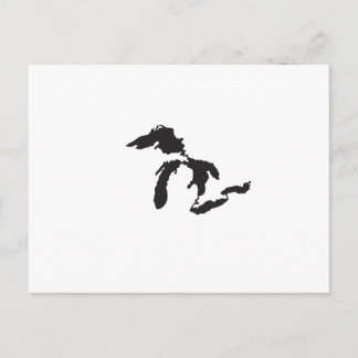 Carte Postale Illustration de coutume de Great Lakes