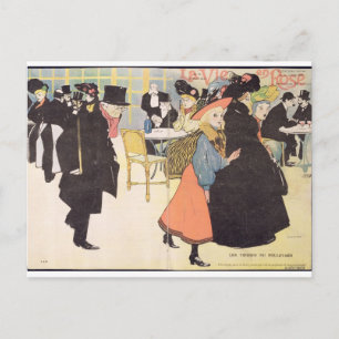 Carte Postale Illustration de couverture pour 'La Vie en Rose', 
