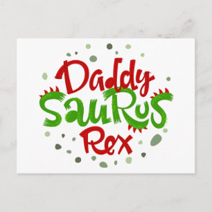 Carte Postale Illustration de Daddy Saurus Rex