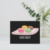 Carte Postale Illustration de dessin animé de macaron (Debout devant)