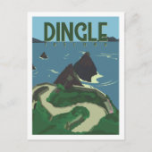 Carte Postale Illustration de Digle Ireland Travel Place (Devant)