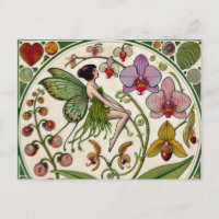Illustration de fleur de fée d'orchidée
