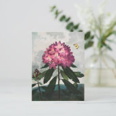 Carte Postale Illustration de fleurs vintage (Debout devant)