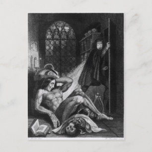 Carte Postale Illustration de 'Frankenstein