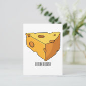 Carte Postale Illustration de fromage (Debout devant)
