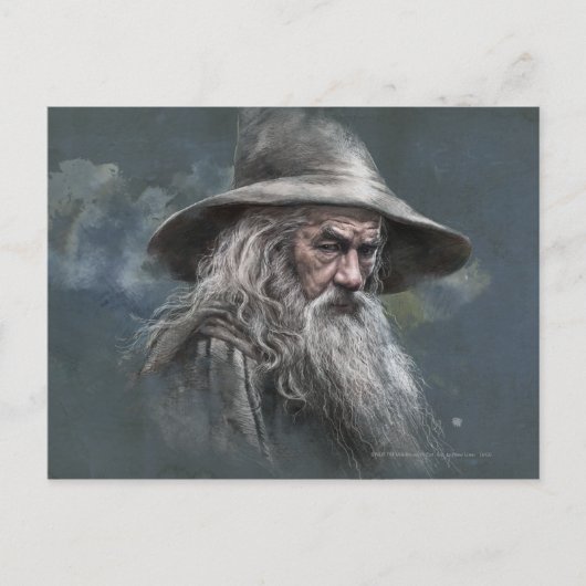 Carte Postale Illustration de Gandalf (Devant)