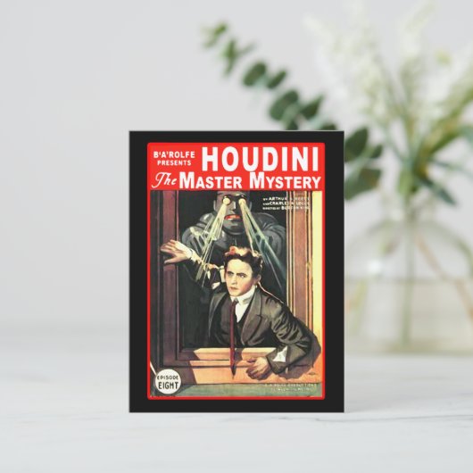 Carte Postale Illustration de Harry Houdini Pulp Fiction (Debout devant)