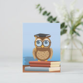 Carte Postale Illustration de hibou (Debout devant)