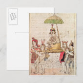 Carte Postale Illustration de Huascar Inca (Devant / Derrière)