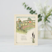 Carte Postale Illustration de Kate Greenaway Children (Debout devant)