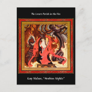 Carte Postale Illustration de Kay Nielsen pour les amoureux des