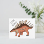 Carte Postale Illustration de Kentrosaurus (Debout devant)