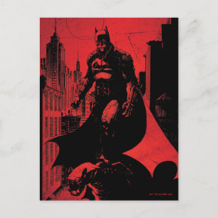 Carte Postale Illustration de la bande dessinée de Batman