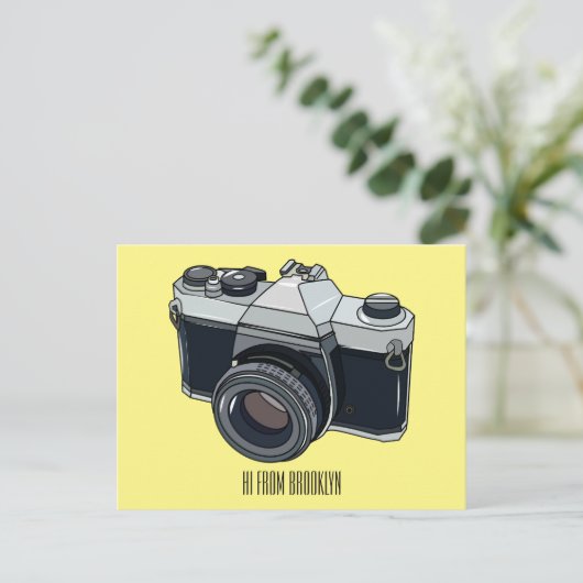 Carte Postale Illustration de la caméra (Debout devant)