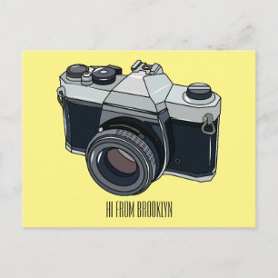 Carte Postale Illustration de la caméra
