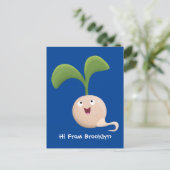 Carte Postale Illustration de la caricature de la gerbe de grain (Debout devant)