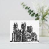 Carte Postale Illustration de la cathédrale (Debout devant)