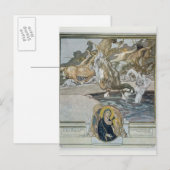 Carte Postale Illustration de la "Divine Comédie" de Dante (Devant / Derrière)