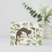 Carte Postale Illustration de la faune de l'art nouveau - Mink (Debout devant)