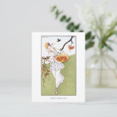 Carte Postale Illustration de la mode française du Casquette de  (Debout devant)