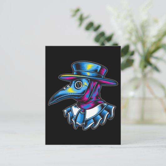 Carte Postale Illustration de la peste (Debout devant)