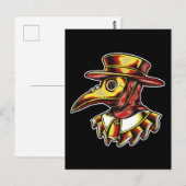 Carte Postale Illustration de la peste (Devant / Derrière)