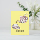 Carte Postale Illustration de la série Teacup (Debout devant)