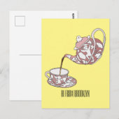 Carte Postale Illustration de la série Teacup (Devant / Derrière)