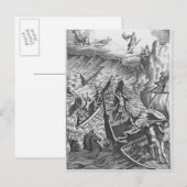 Carte Postale Illustration de 'L'Aeneid' par Virgil (Devant / Derrière)