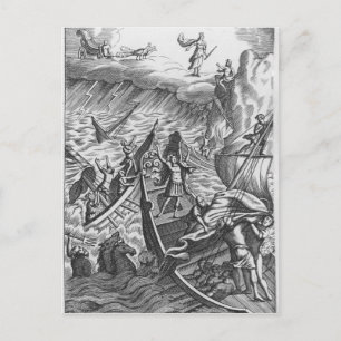 Carte Postale Illustration de 'L'Aeneid' par Virgil