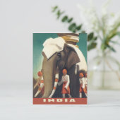 Carte Postale Illustration de l'affiche de voyage classique en I (Debout devant)