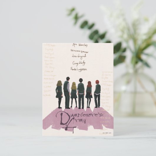 Carte Postale Illustration de l'armée de Dumbledore (Debout devant)