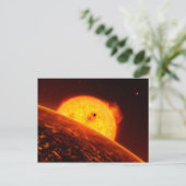 Carte Postale Illustration de l'art spatial Corot-7B (Debout devant)