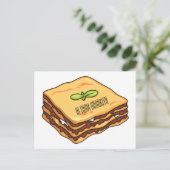 Carte Postale Illustration de Lasagna (Debout devant)