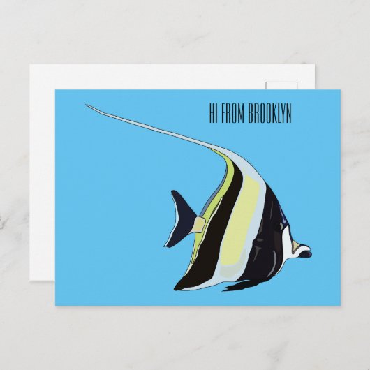 Carte Postale Illustration de l'idole mauresque (Devant / Derrière)